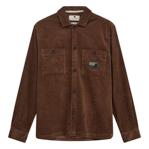 Anerkjendt - Sobrecamisa Aktheo de Terciopelo | Marrón