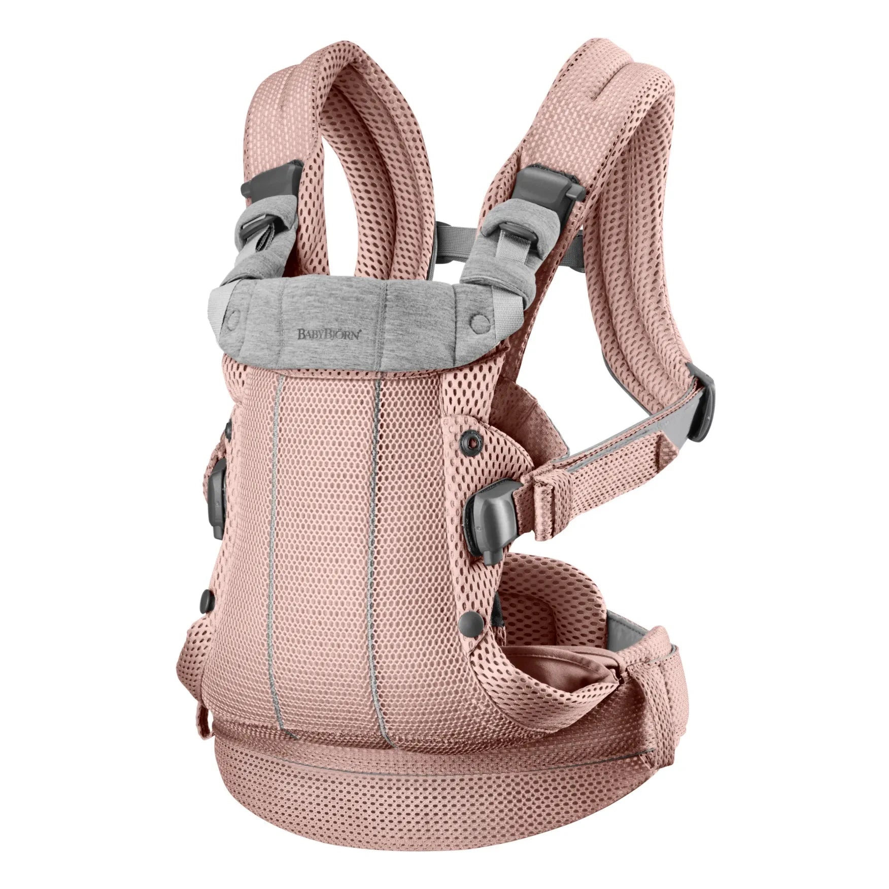 BabyBjörn - Mochila Portabebés Harmony Mesh | Rosa Empolvado