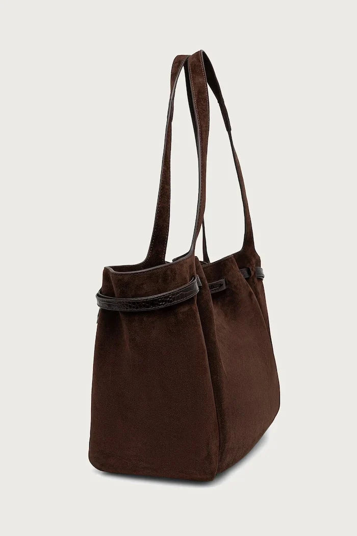 Bolso tote de ante Romy Tory Burch para mujer