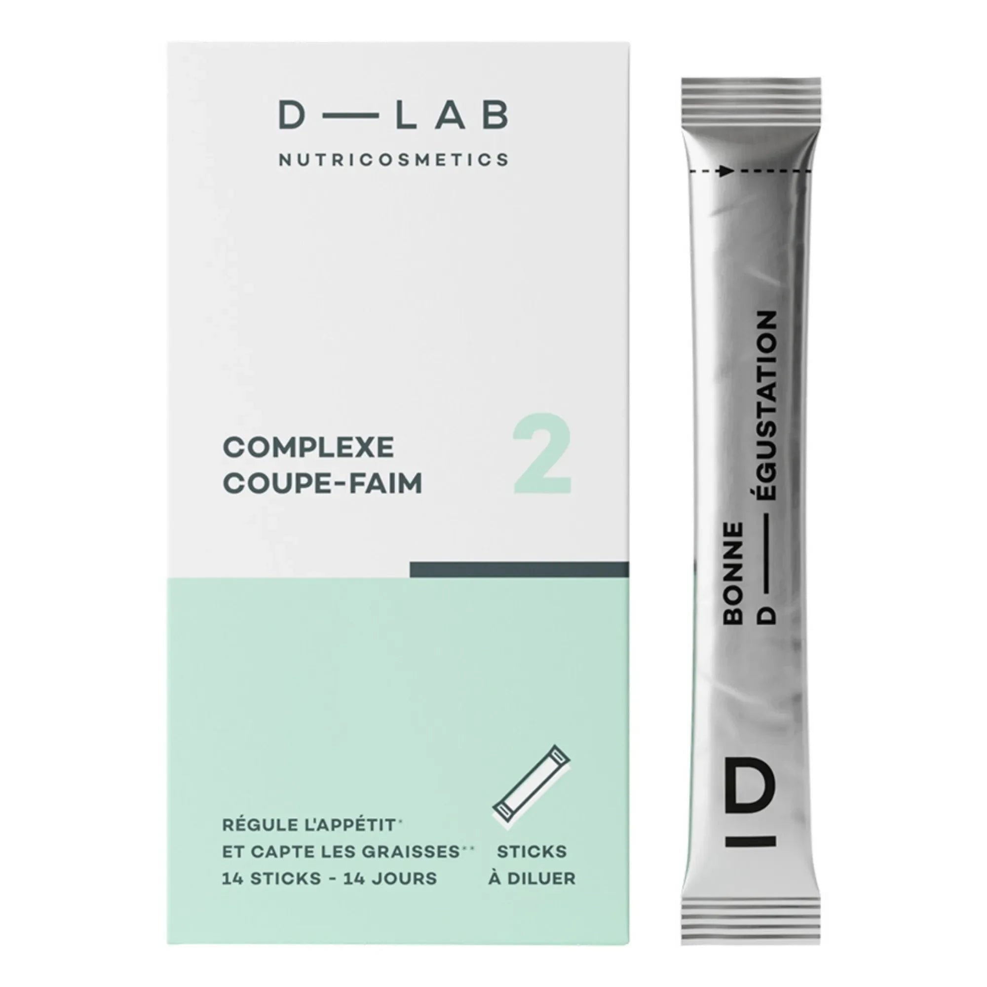 D-LAB NUTRICOSMETICS - Complejo Supresor del Apetito - 14 sticks