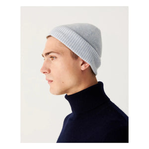 Bompard - Gorro clásico de cachemira | Gris plateado