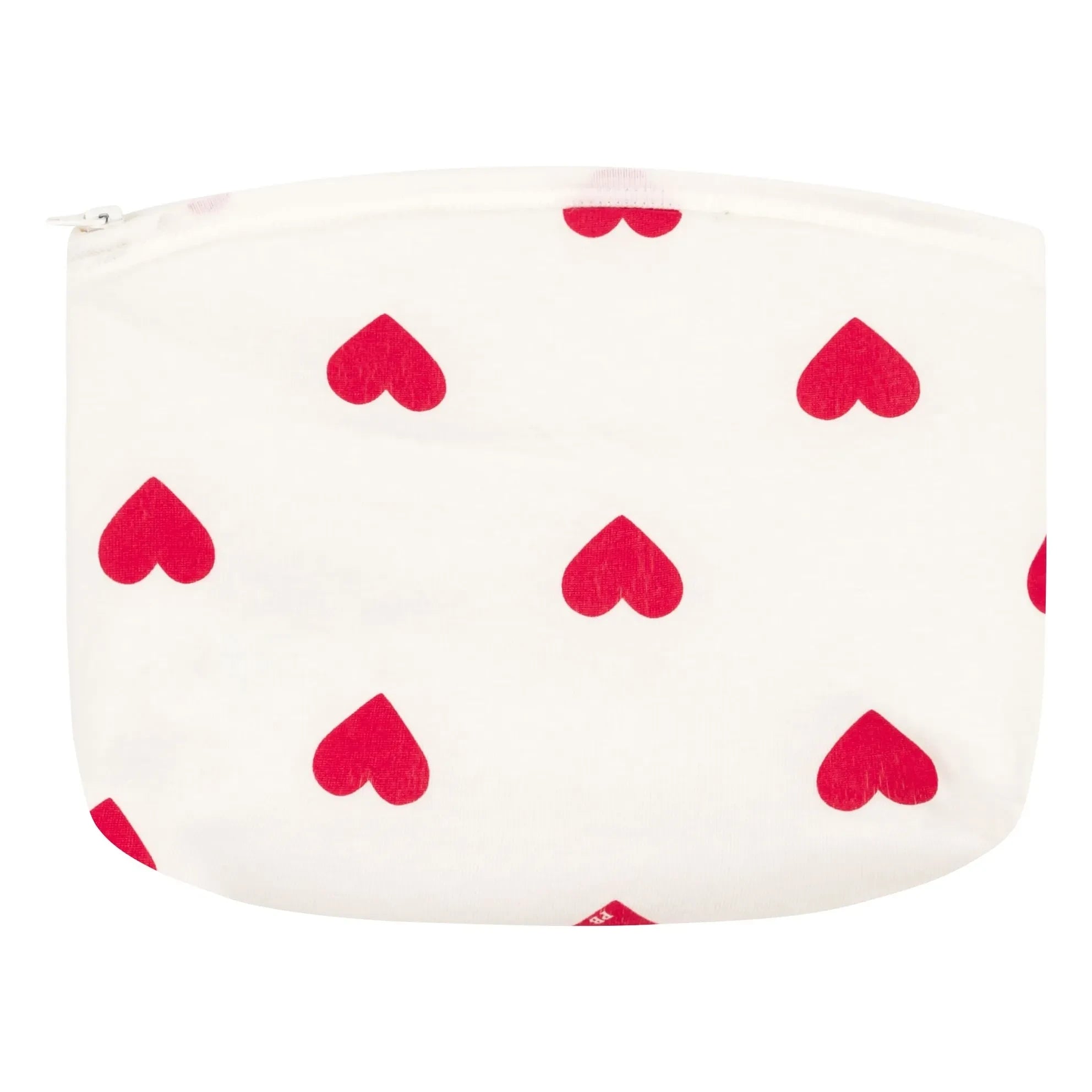 Petit Bateau - Estuche de Algodón Orgánico con Estampado de Corazones | Blanco