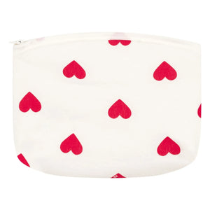 Petit Bateau - Estuche de Algodón Orgánico con Estampado de Corazones | Blanco