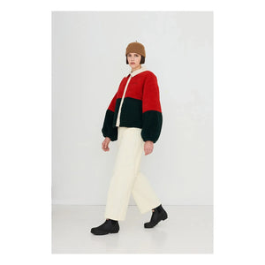 The Tiny Big Sister - Chaqueta Sherpa | Roja