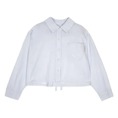 Mipounet - Camisa de popelín Juliette | Azul claro
