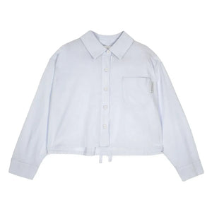 Mipounet - Camisa de popelín Juliette | Azul claro
