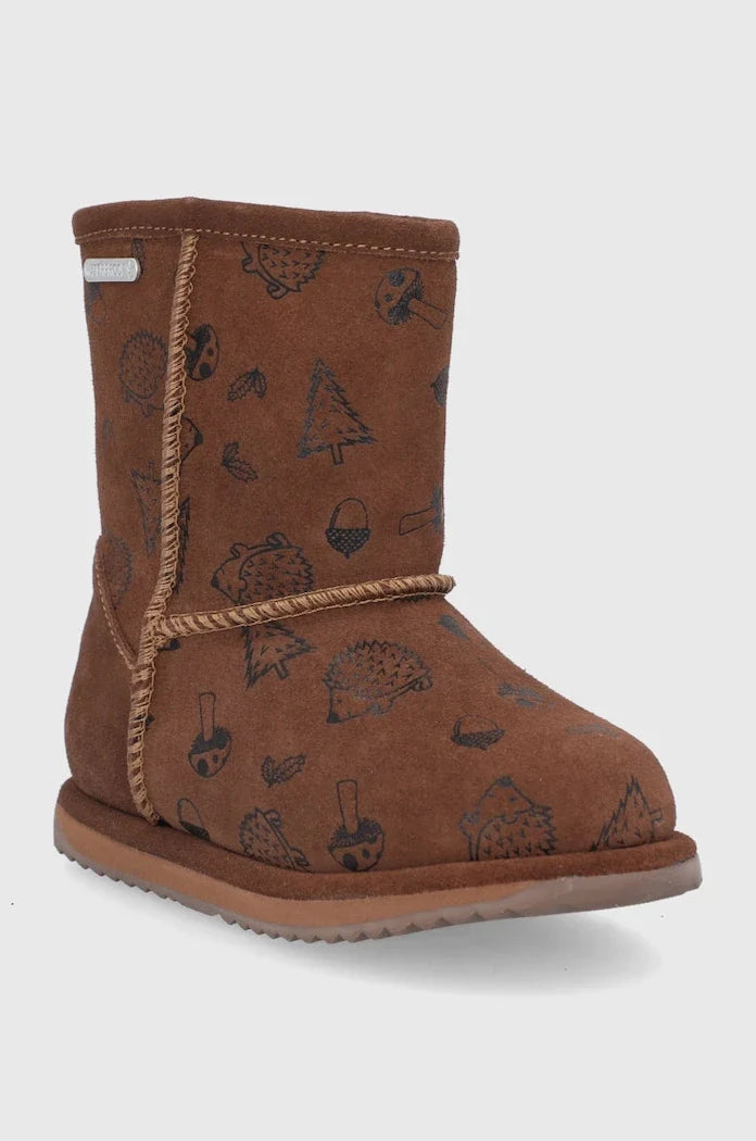 Botas de nieve infantiles de ante Emu Australia Woodland Brumby