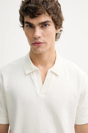 Camiseta de algodón con cuello Marc O'Polo