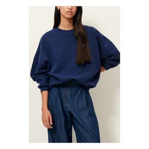Sessùn - Sudadera de algodón Chebbi | Azul Marino