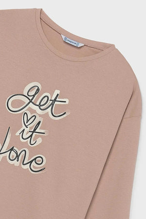 Blusa de manga larga de algodón Mayoral para niños