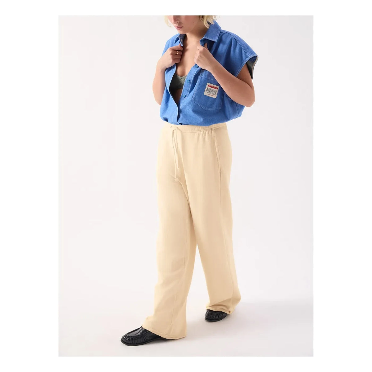 American Vintage - Pantalón Jogger Atubay de Algodón | Crudo