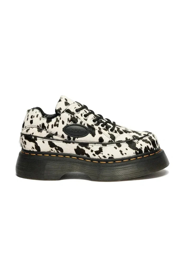Dr. Martens Zapatos de Piel para Mujer Half Buzz 5i 5 Eye Dálmata
