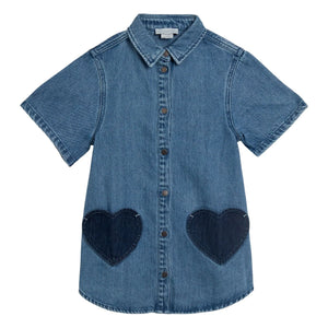 Stella McCartney Kids - Denim Kalp Elbise | Mavi