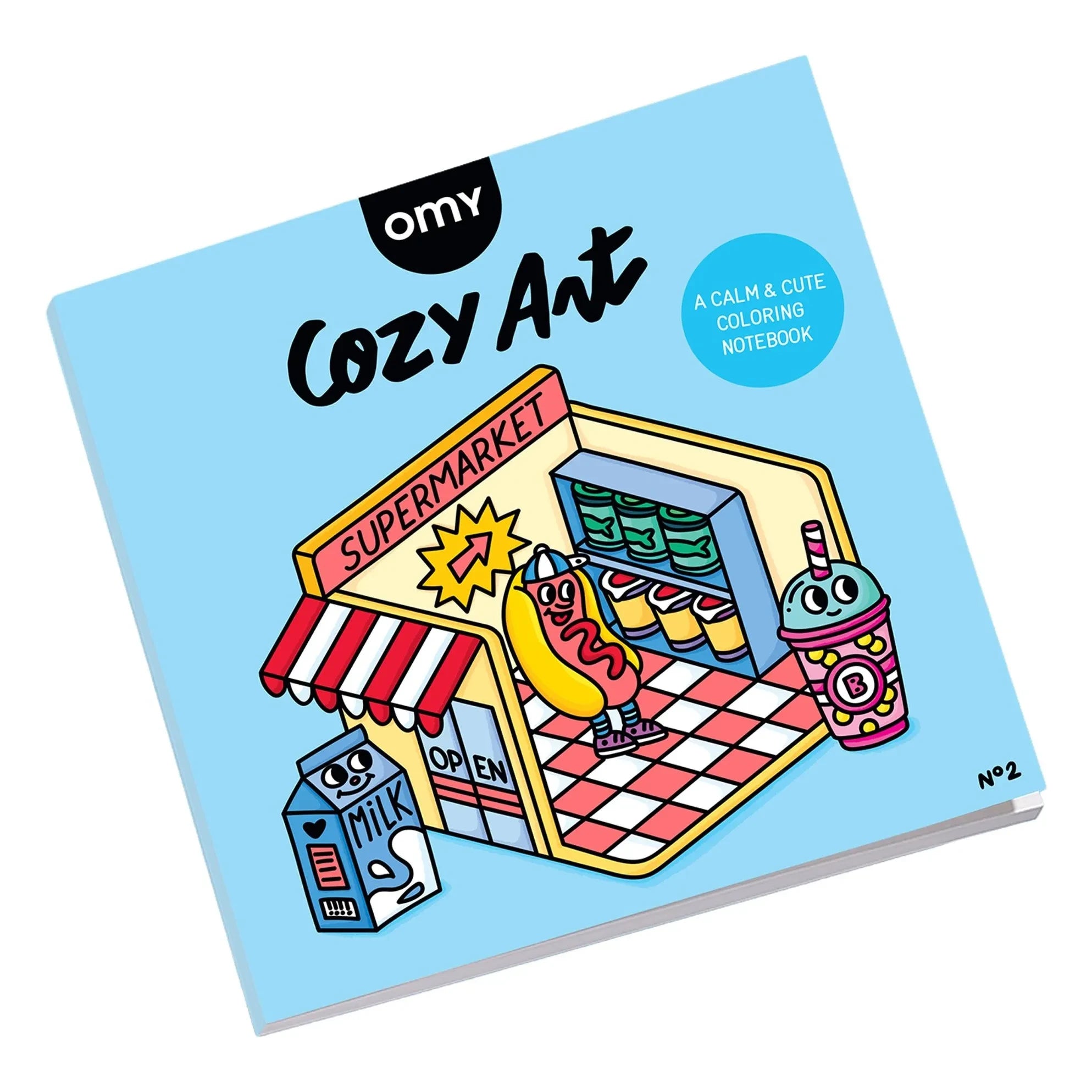 Omy - Libro de colorear de supermercado