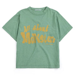 Bobo Choses - All About Monsters T-shirt Geri dönüştürülmüş lifler | Yeşil