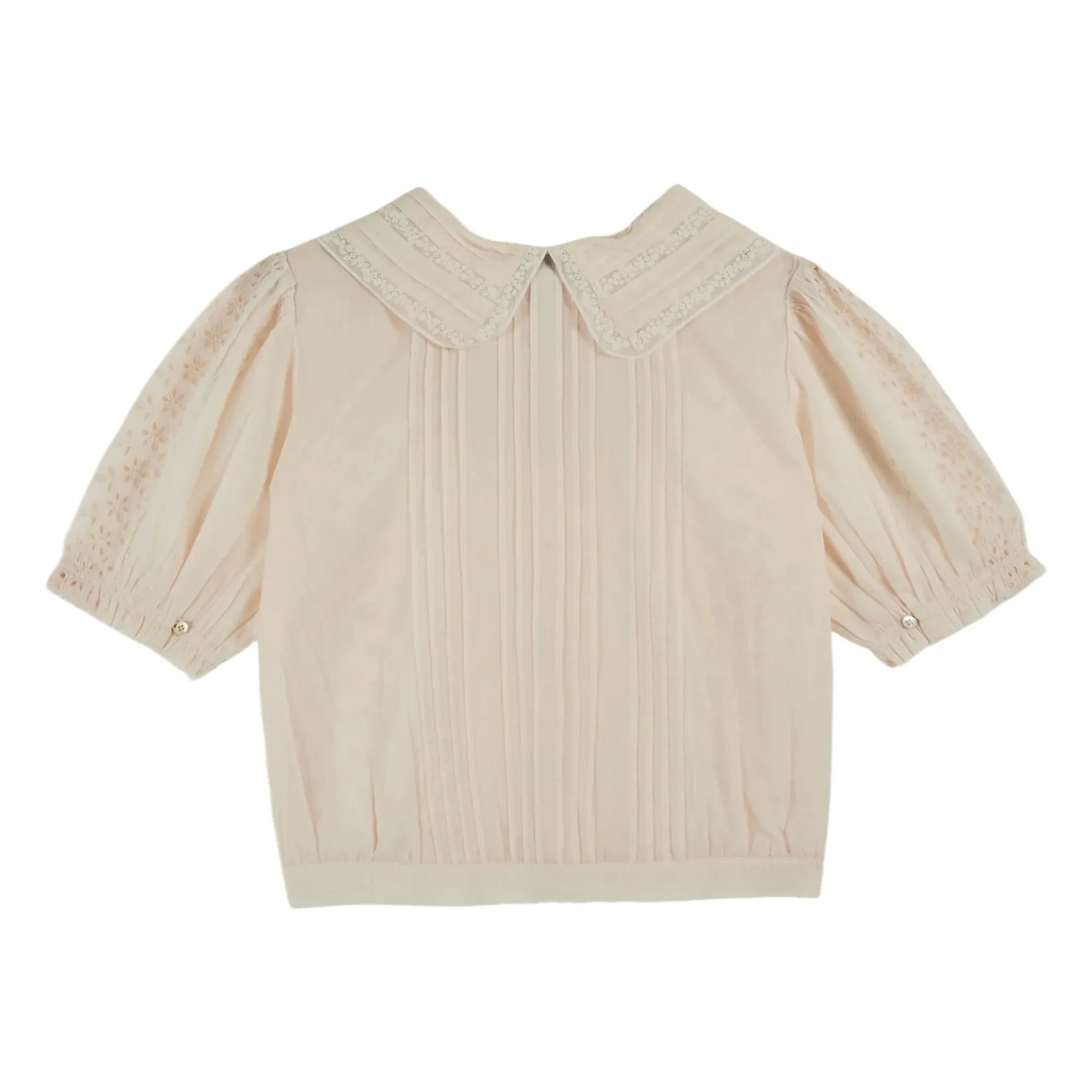 Emile et Ida - Blusa Vintage de Algodón | Crema