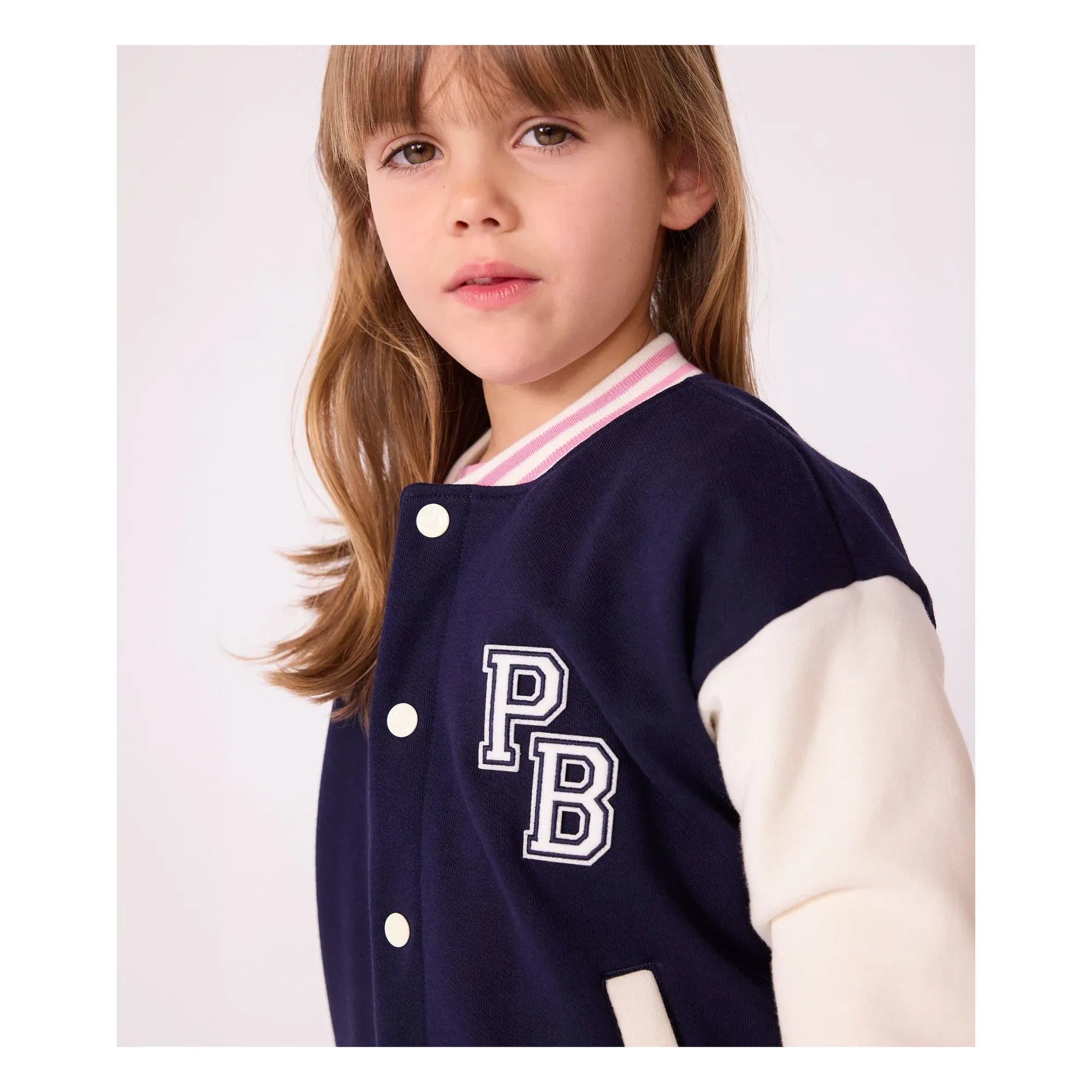 Petit Bateau - Chaqueta teddy | Azul marino