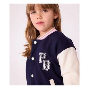 Petit Bateau - Chaqueta teddy | Azul marino