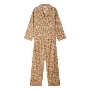 Bonpoint - Pijama con Broches de Algodón Orgánico Liberty | Malva