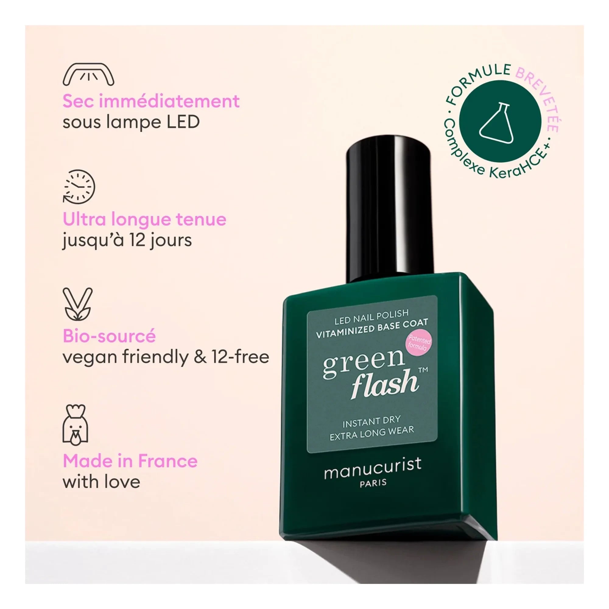 Manucurist - Green Flash base coat vitaminado - 15 ml