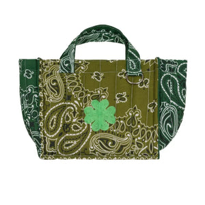 Llámame por tu nombre - Mini Tote Trébol Algodón | Verde