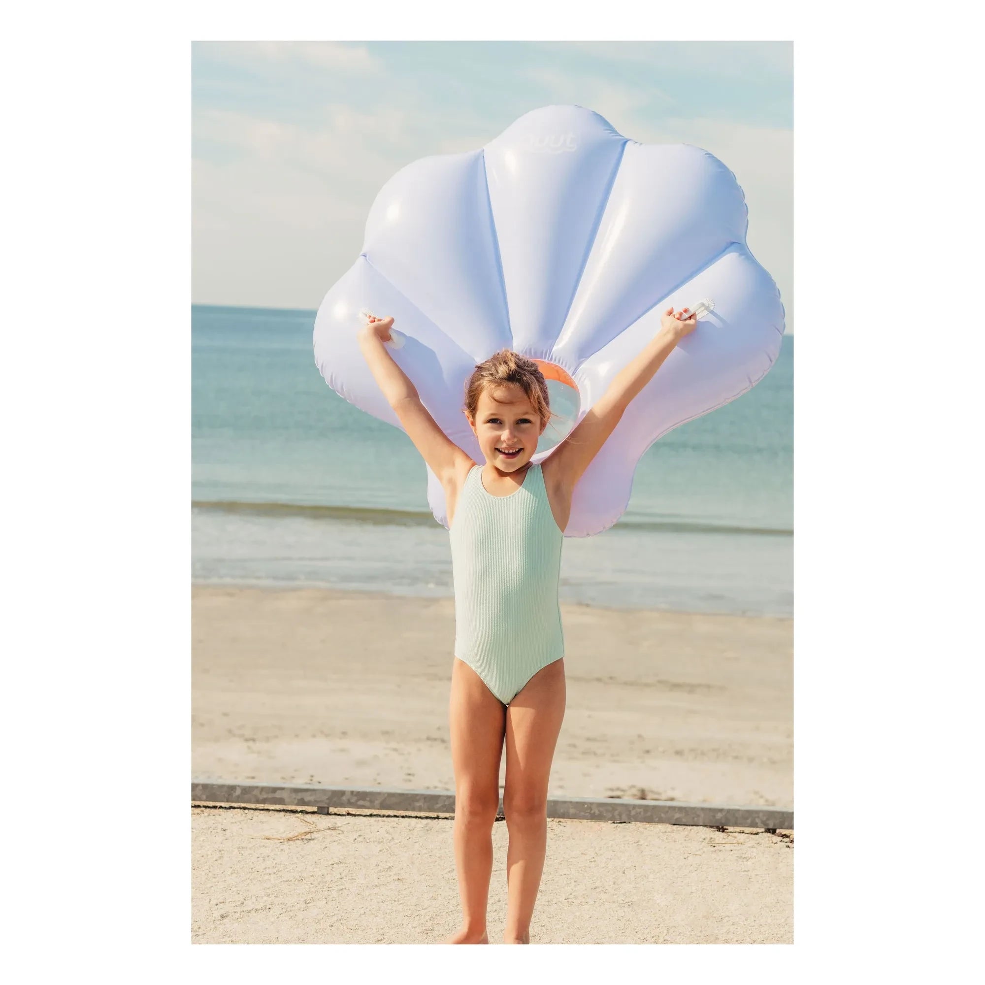 Quut - Flotador de piscina Seashell | Lila
