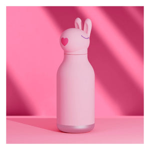 Asobu - Botella de acero inoxidable Rabbit | Rosa claro