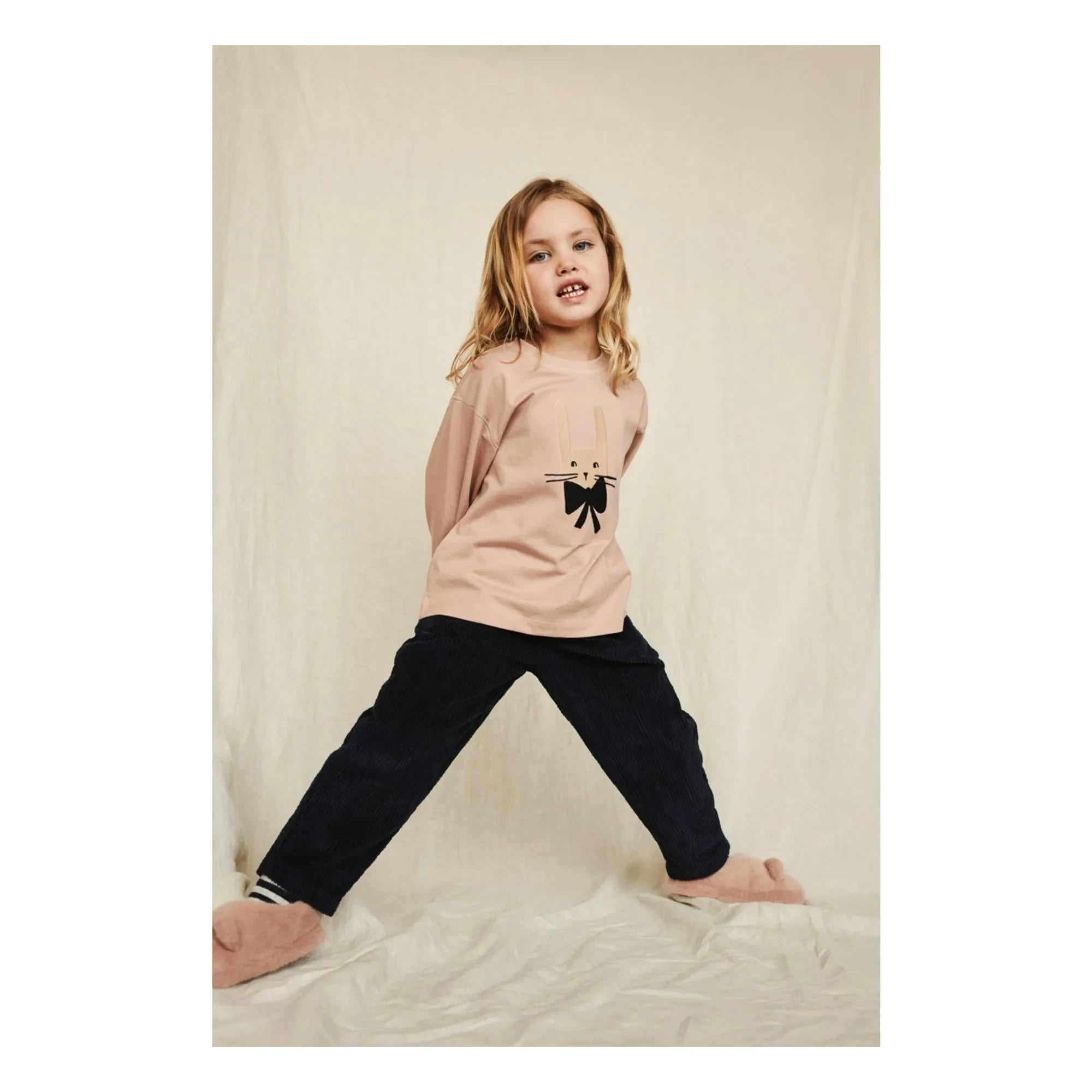 Liewood - Camiseta de Algodón Orgánico Apia Rabbit | Rosa
