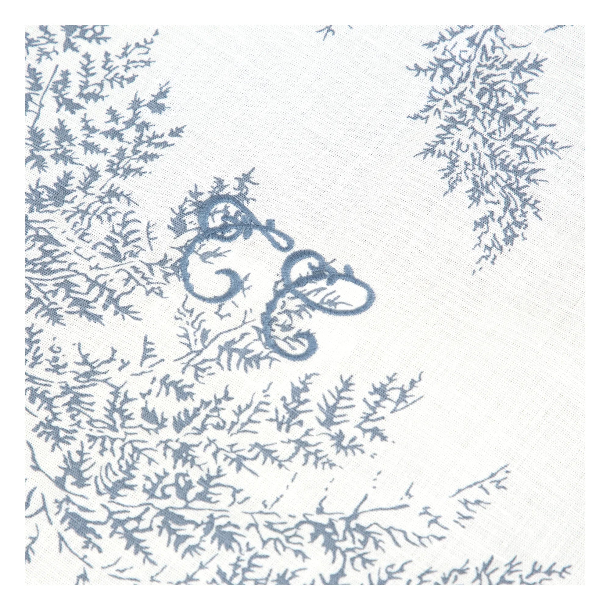 Tartine et Chocolat - Manta con estampado de hojas | Gris