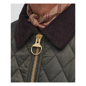 Barbour - Beadnell Dar Kesim Kapitone Ceket | Haki