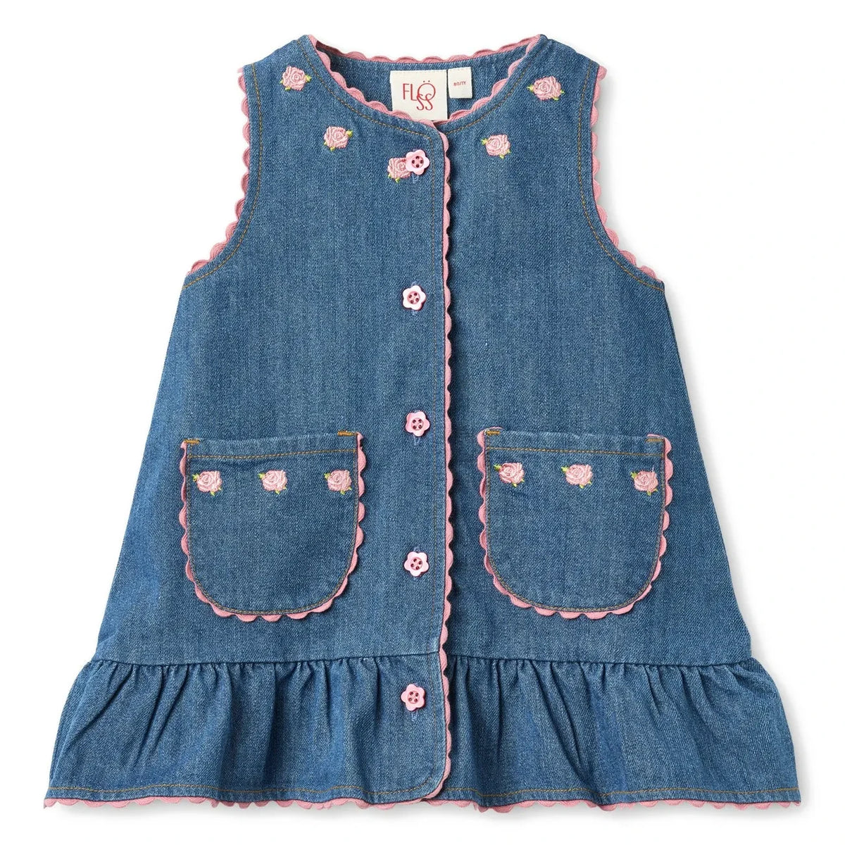 Flöss - Vestido vaquero Monique | Azul