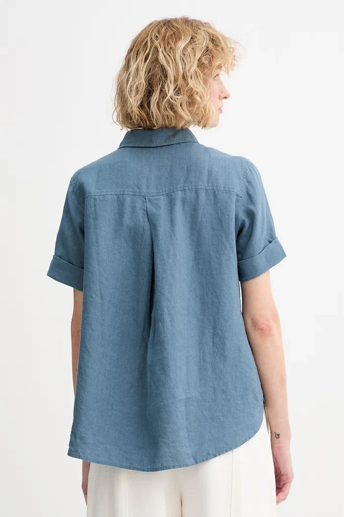 Camisa de safari de lino para mujer Marc O'Polo