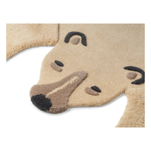 Ferm Living Kids - Alfombra Oso Polar en Relieve | Blanco roto