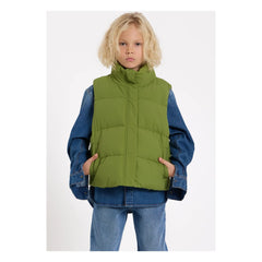 Hundred Pieces - Temper Chaleco sin Mangas de Fibra Reciclada | Verde
