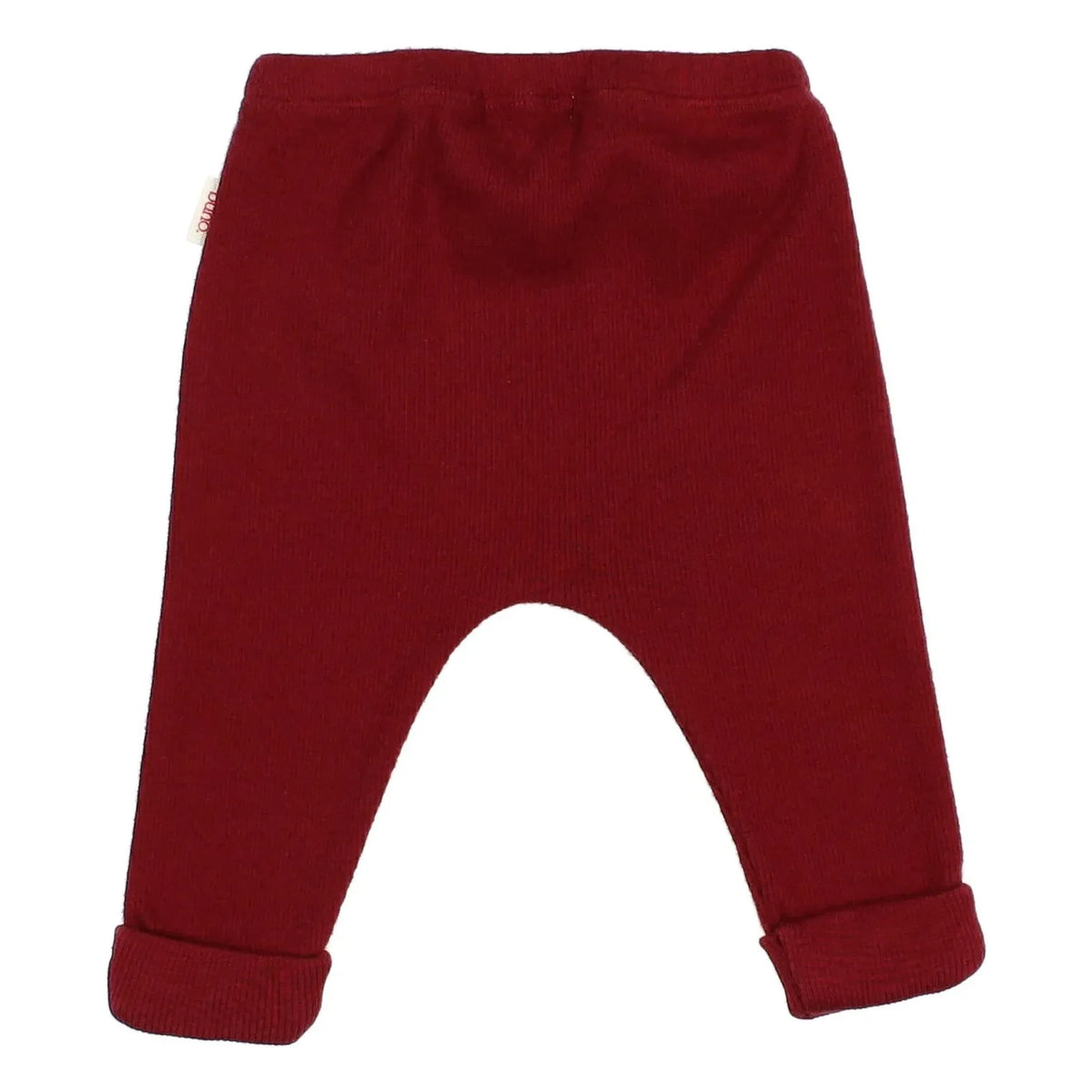 Búho - Leggings Acanalados con Puños | Burdeos