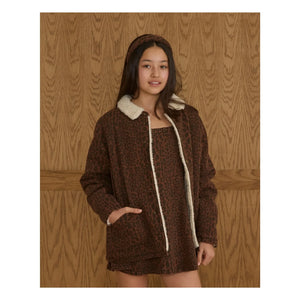 Rylee + Cru - Chaqueta de leopardo | Marrón