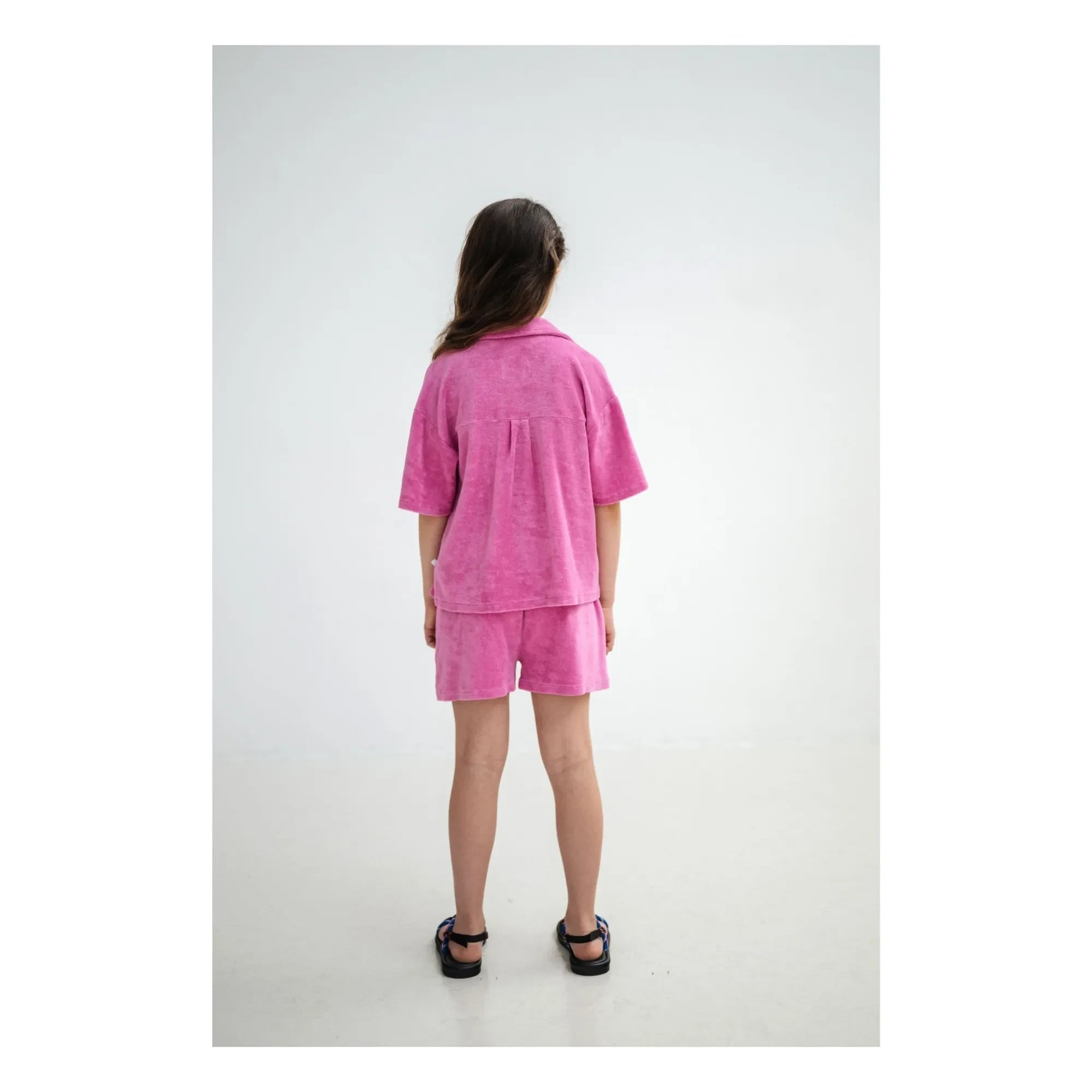 Repose AMS - Camisa de rizo de algodón orgánico | Rosa