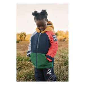 Liewood - Chaqueta de esquí Kalle Colorblock fabricada con fibras recicladas | Azul marino