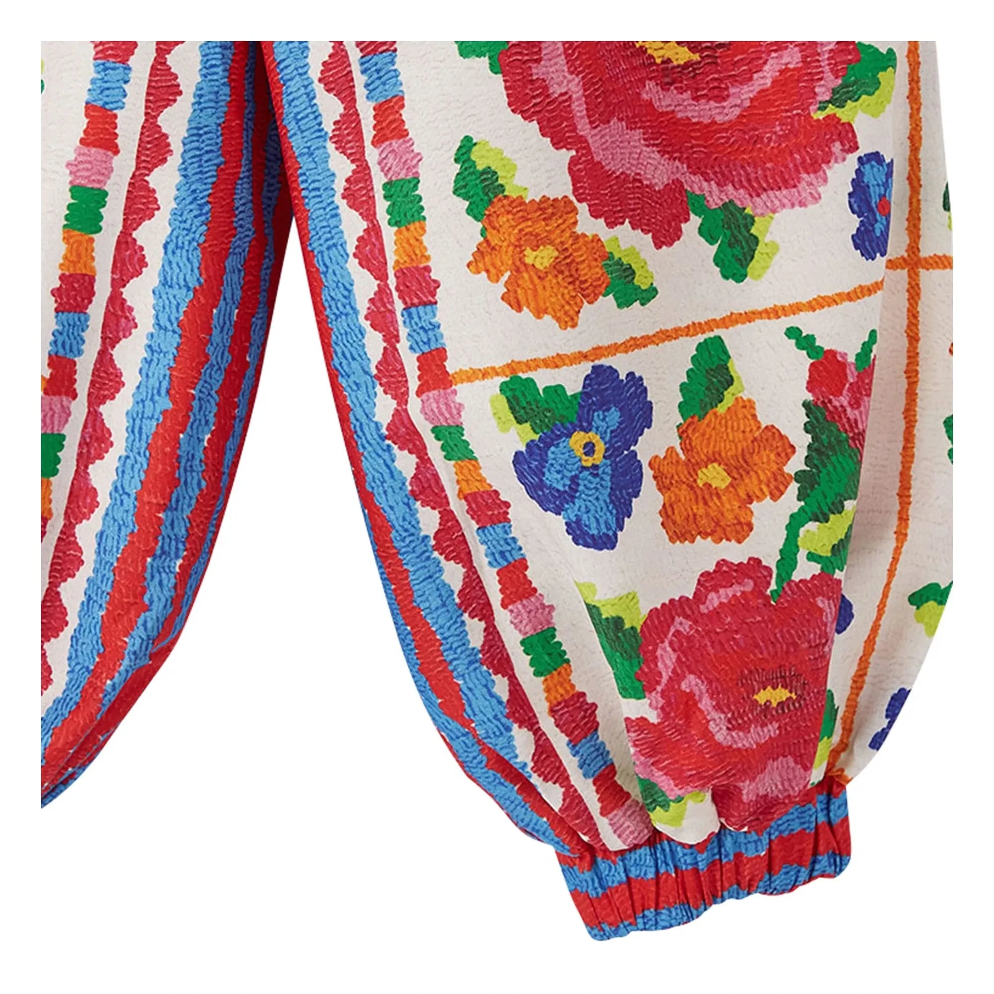 Fábula - Pantalón elástico floral | Rojo