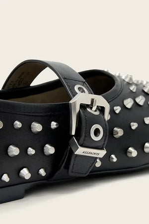 Bailarinas de piel con tachuelas Sabine de AllSaints