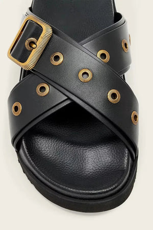 Sandalias planas estilo cowboy Suki de cuero de AllSaints