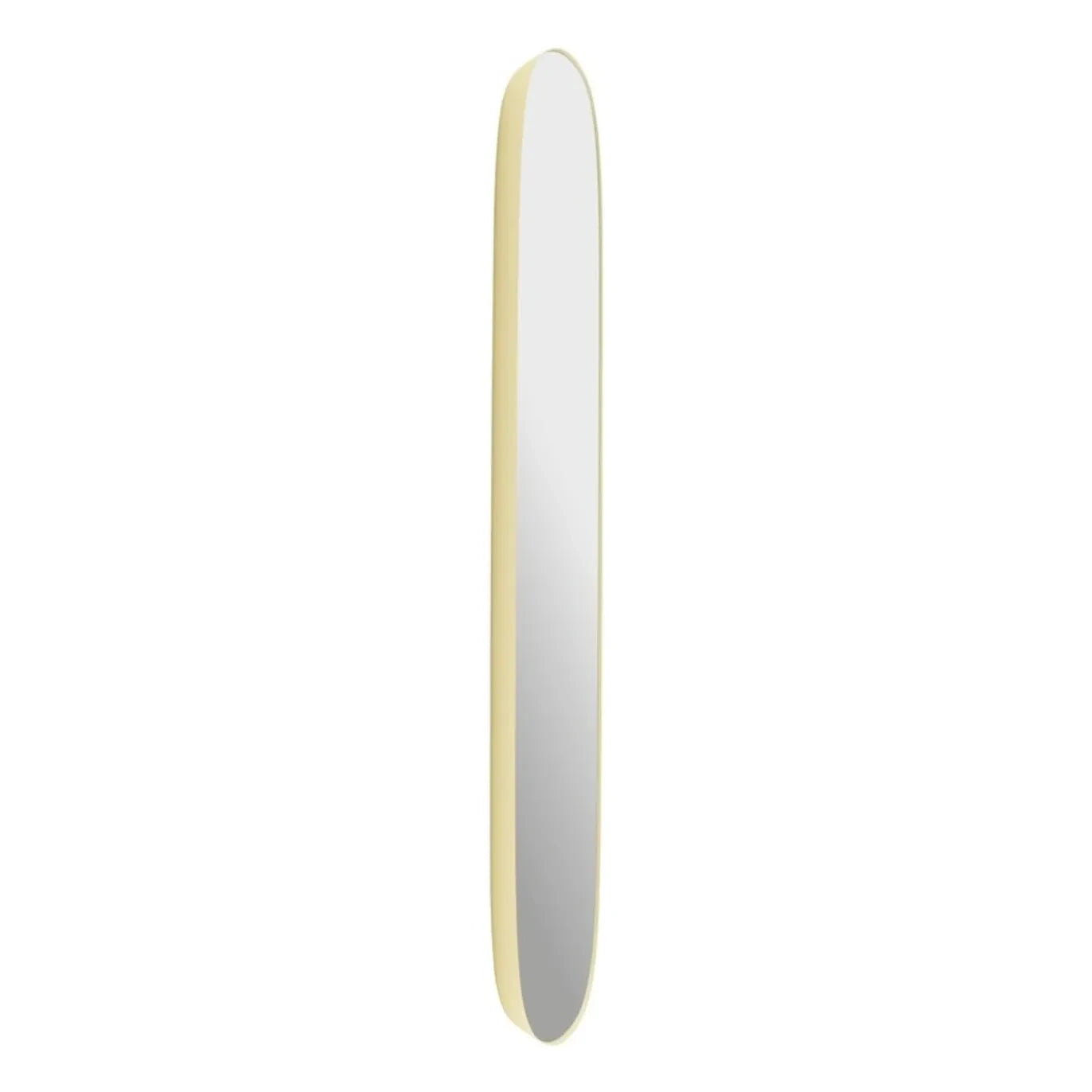 Muuto - Espejo enmarcado 118x44.5 cm | Amarillo pálido