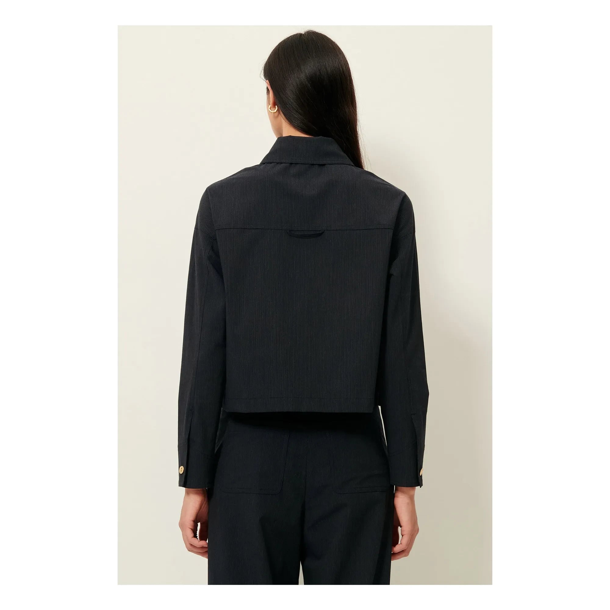 Sessùn - Camisa Notteri | Negro