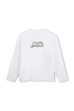 Blusa de algodón de manga larga para niños