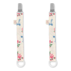 Konges Sløjd - Clips para chupete Bella Rosita - Set de 2 | Rosa