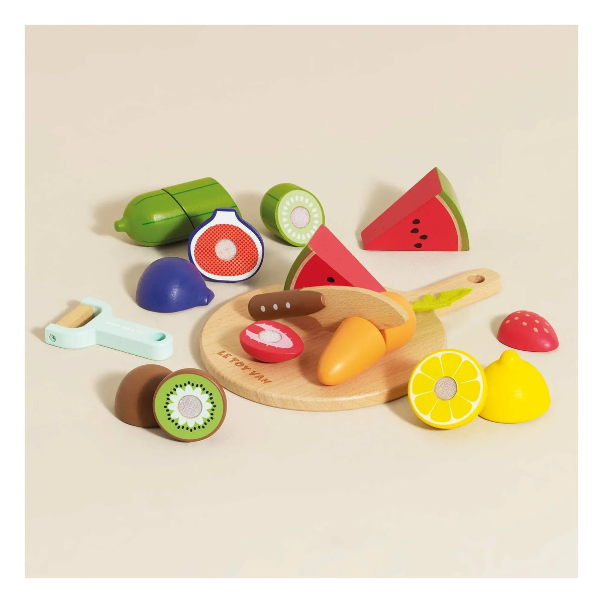 Le Toy Van - Tabla de cortar y alimentos