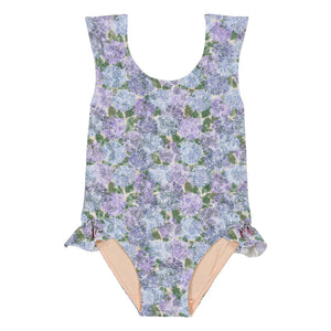 Studio Bohème - Maillot de baño de ballet Flores Fibras recicladas | Lila