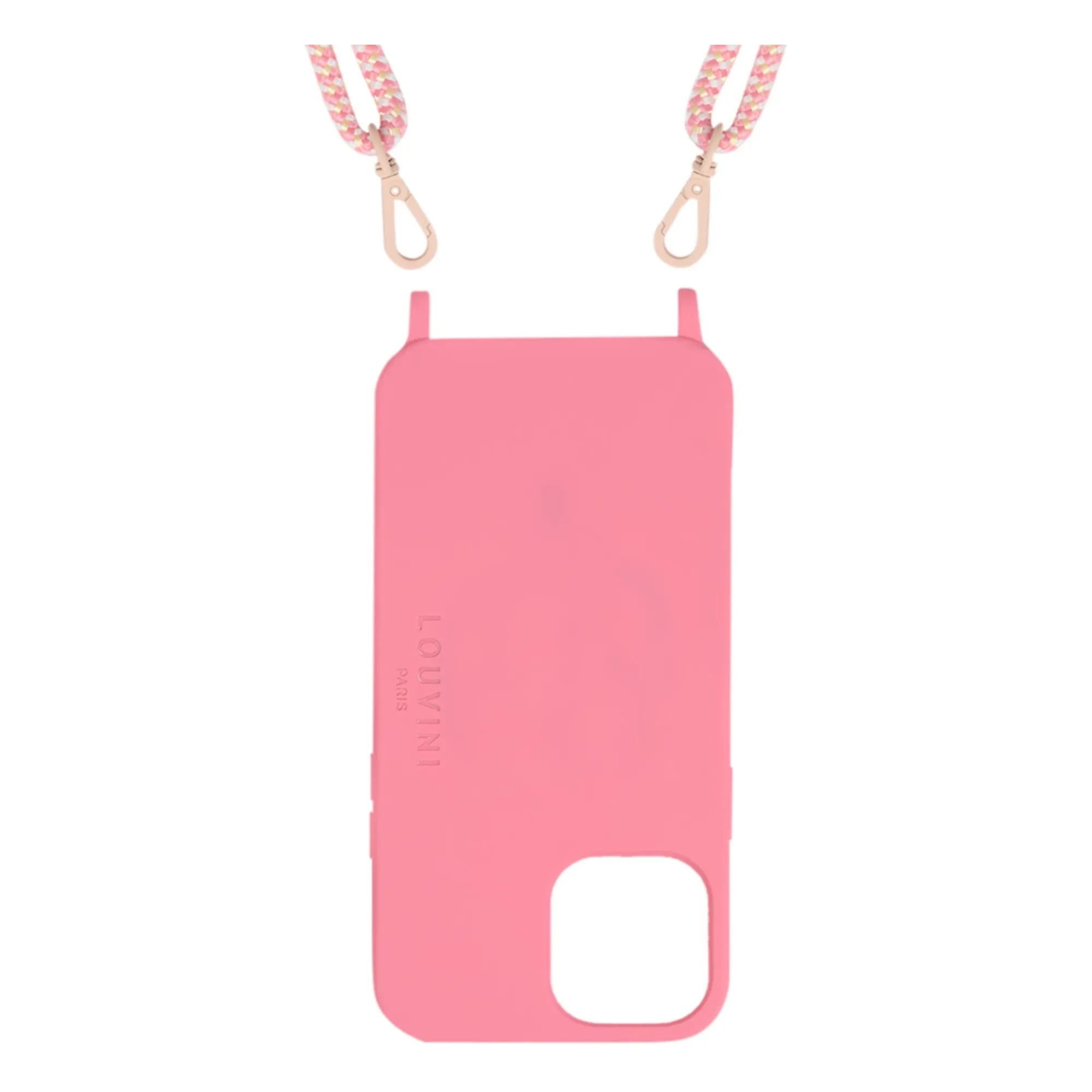 Louvini - Carcasa de teléfono MagSafe de plástico reciclable Milo | Rosa