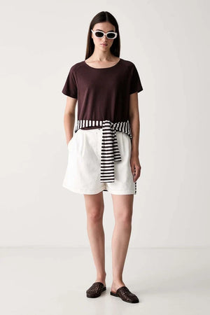 Camiseta de algodón para mujer Marc O'Polo