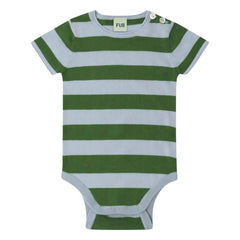 FUB - Body de algodón orgánico a rayas | Verde